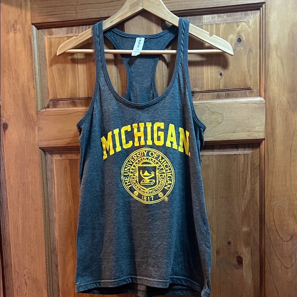 University of Michigan Gray Tank Top
